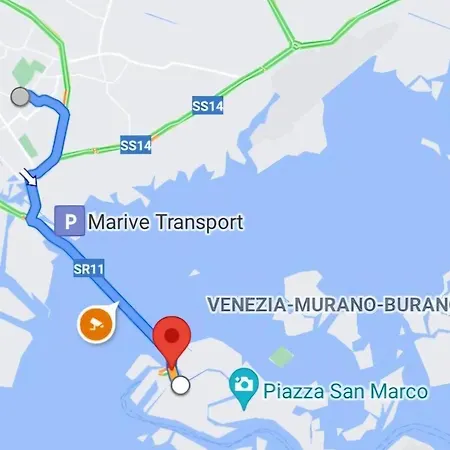 Lägenhet Marco's -ideale Per Venezia- Mestre